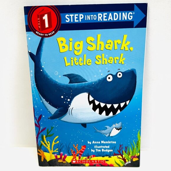 Big Shark, Little Shark (Step into Reading) Paperback By Membrino, Anna - Picture 1 of 4